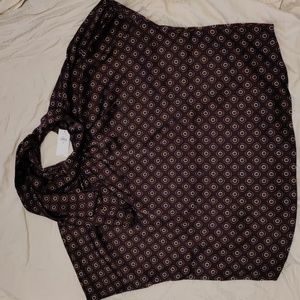 NWT Banana republic factory XS tie back blouse